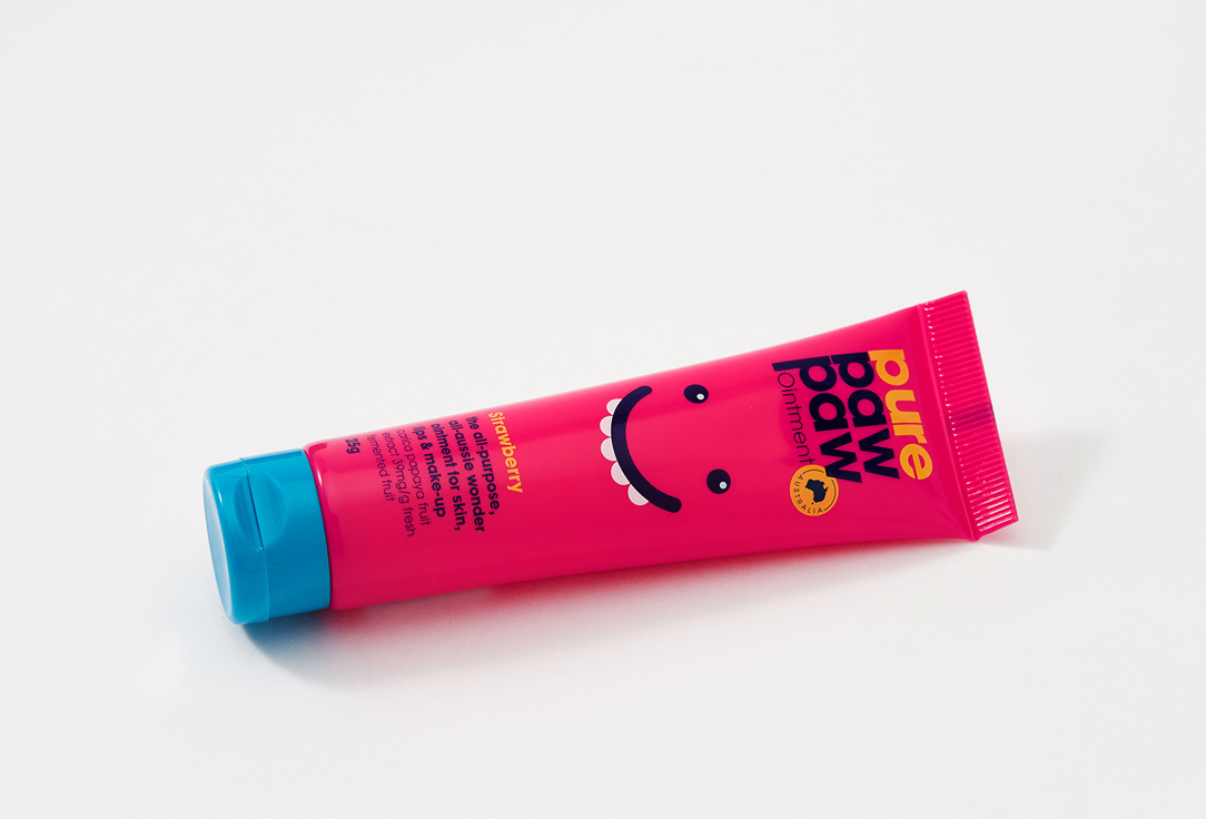 Pure Paw Paw nourishing lip ointment balm Strawbery pink Pink 25 g Pure Paw Paw nourishing lip ointment balm Strawbery pink