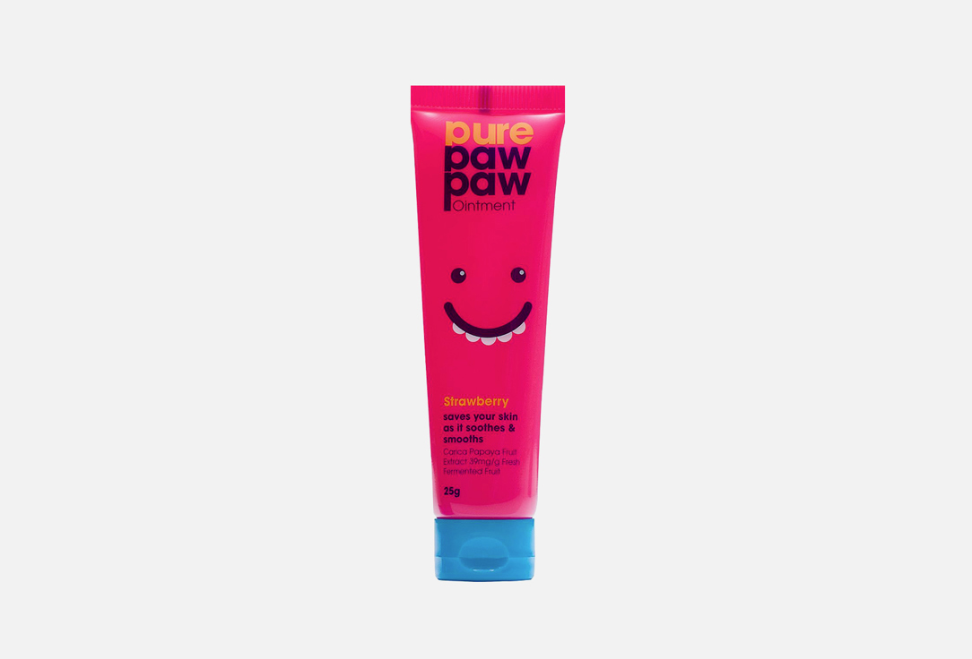 Pure Paw Paw nourishing lip ointment balm Strawbery pink Pink 25 g Pure Paw Paw nourishing lip ointment balm Strawbery pink