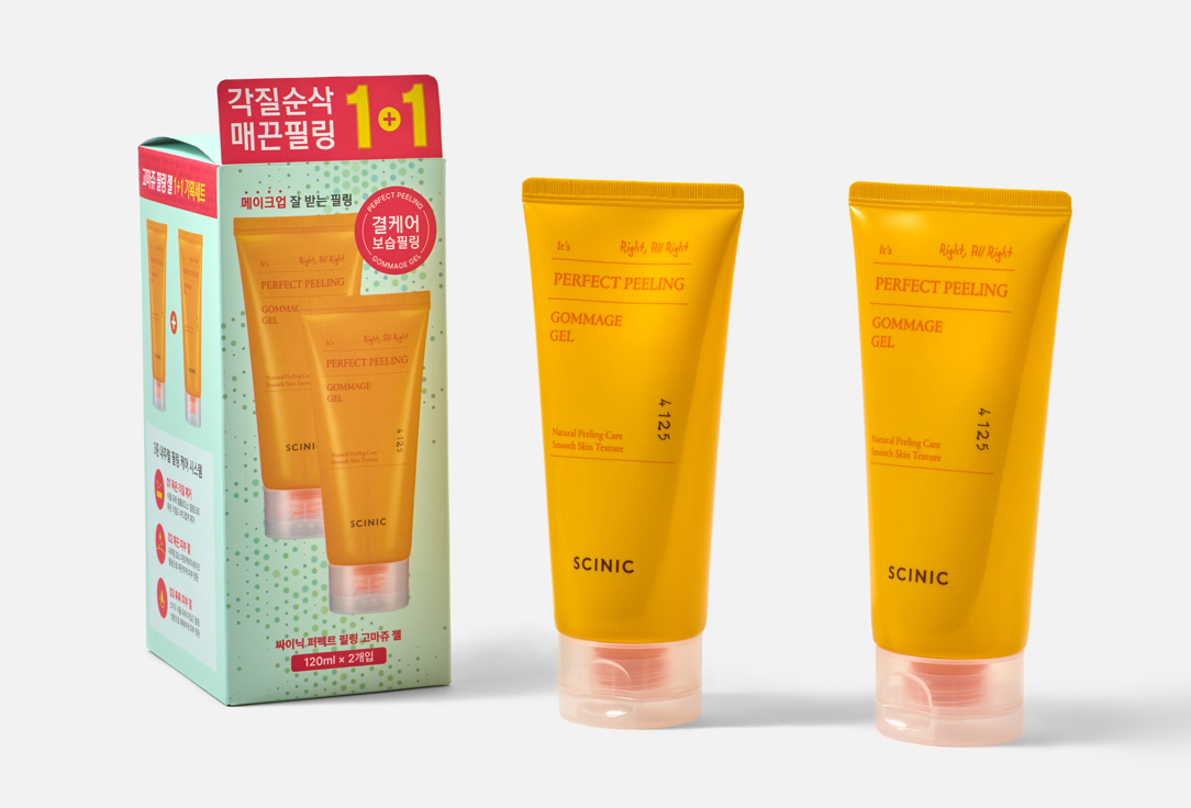 SCINIC Отшелушивающий гель для лица Perfect Peeling Gommage Gel 2 шт SCINIC Отшелушивающий гель для лица Perfect Peeling Gommage Gel