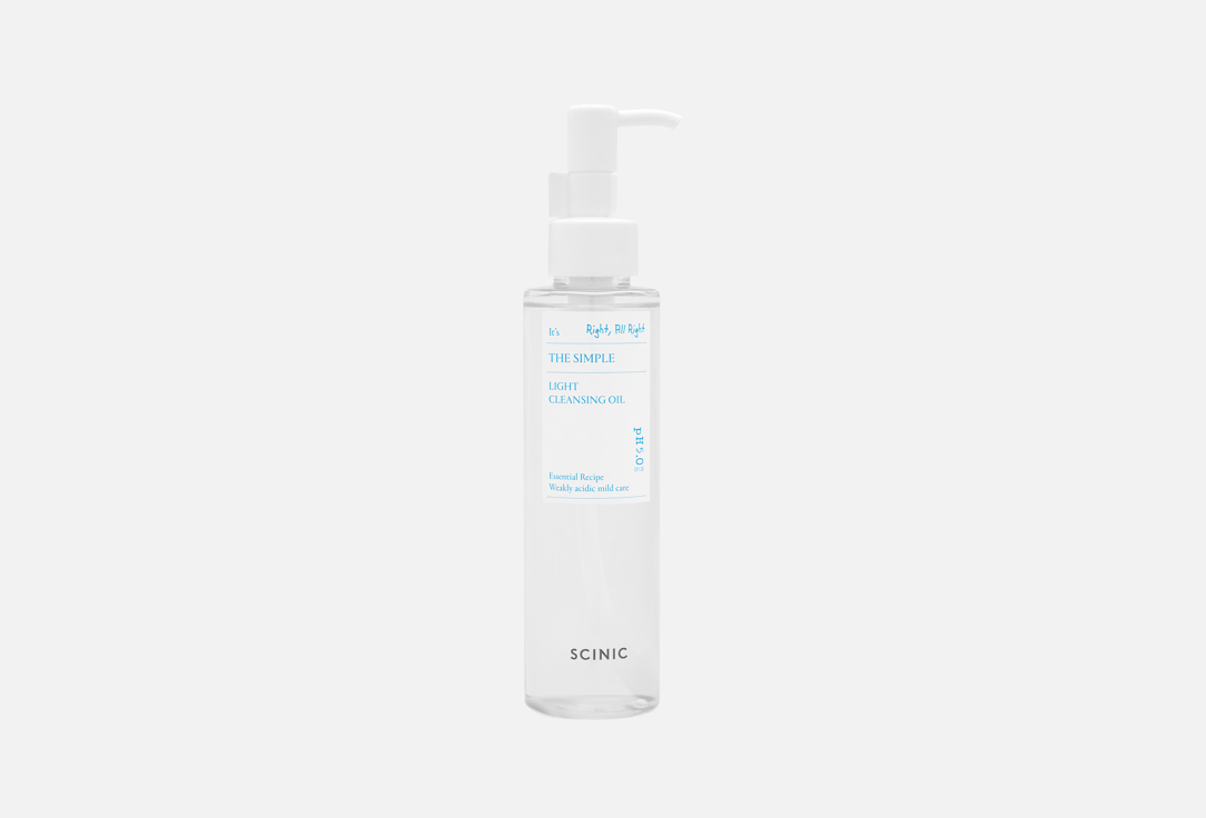 SCINIC Face cleansing oil The Simple Light