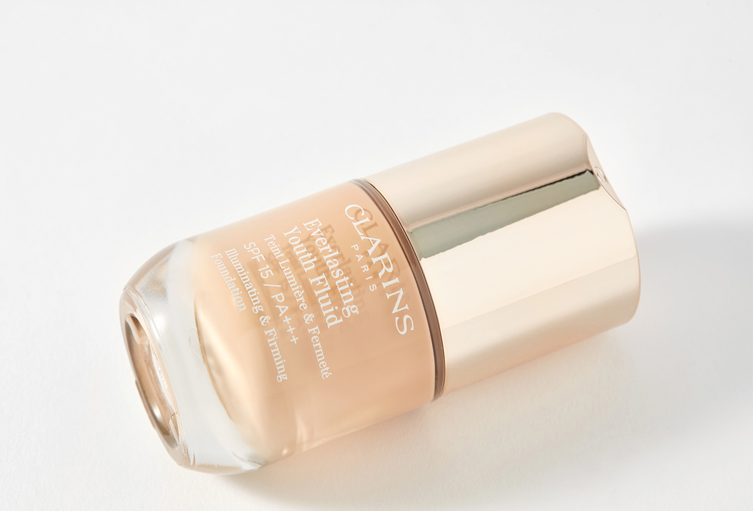Clarins Fluid Foundation SPF 15 PA+++ Everlasting Youth Fluid 108, Sand 30 ml Clarins Fluid Foundation SPF 15 PA+++ Everlasting Youth Fluid