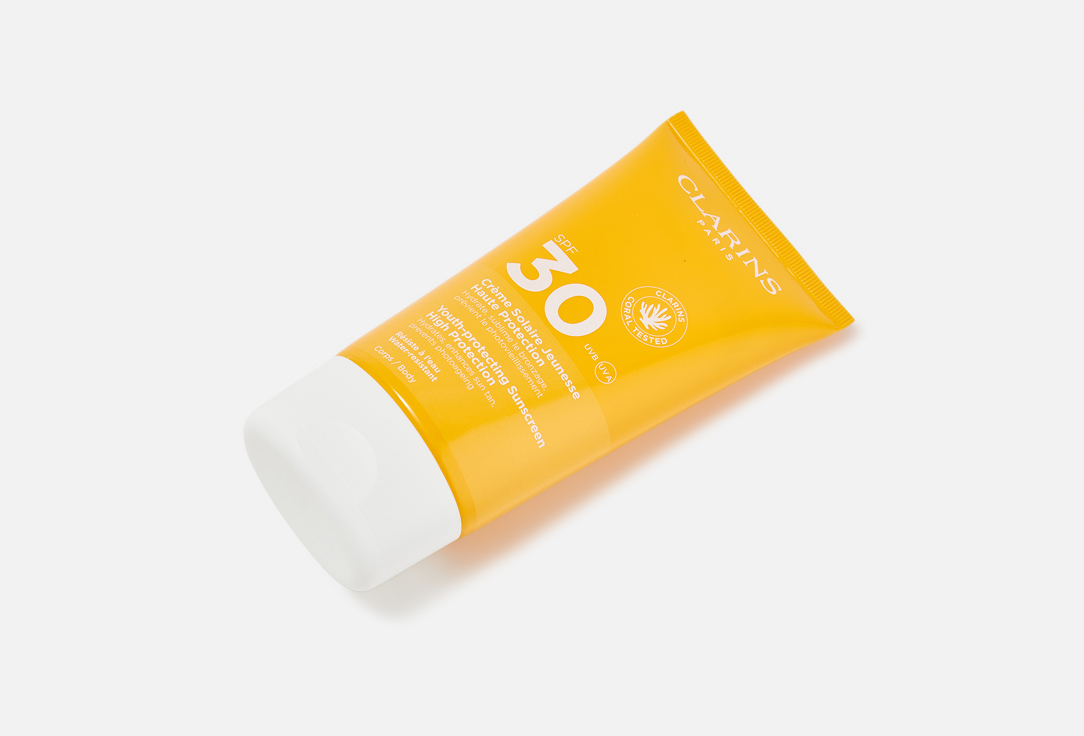 Clarins Увлажняющий солнцезащитный крем для тела SPF 30 Crème Solaire Jeunesse