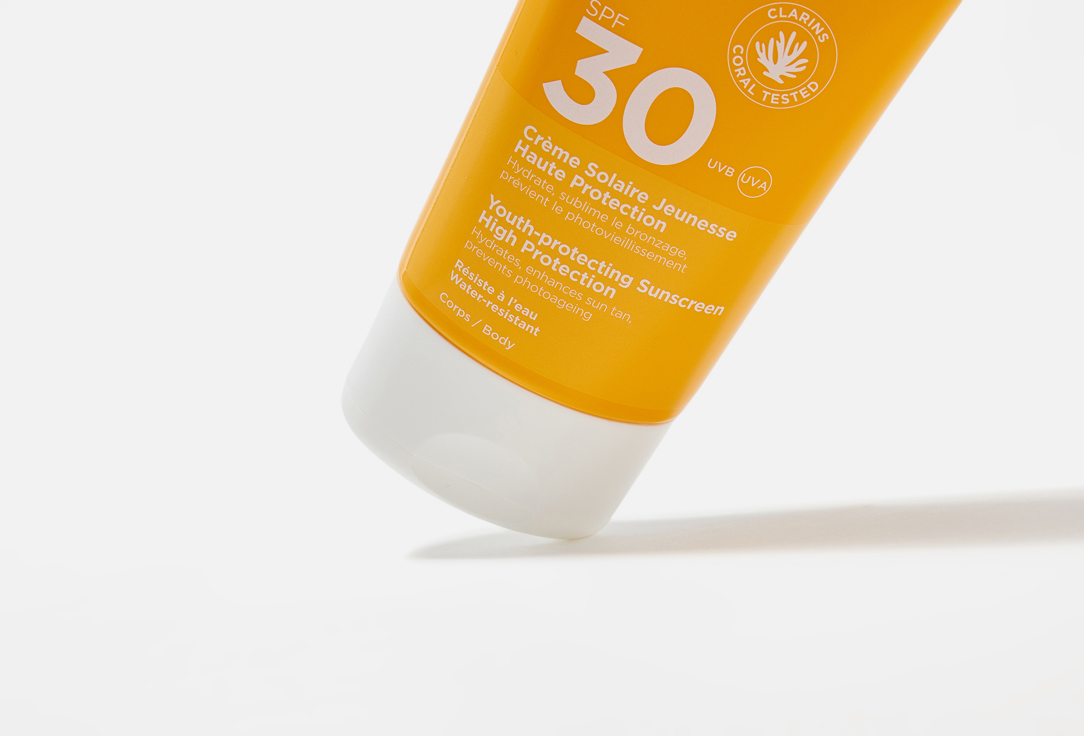 Clarins Увлажняющий солнцезащитный крем для тела SPF 30 Crème Solaire Jeunesse