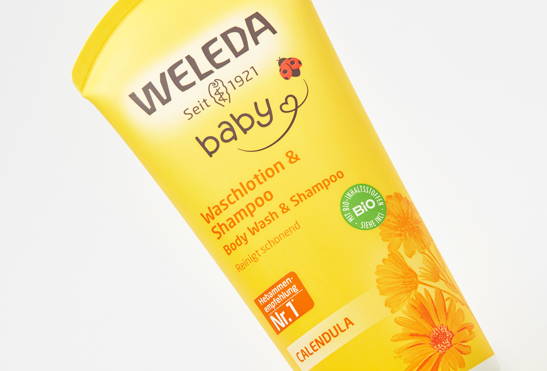 Weleda Gentle Shampoo & Body Wash 2-in-1 Baby Calendula