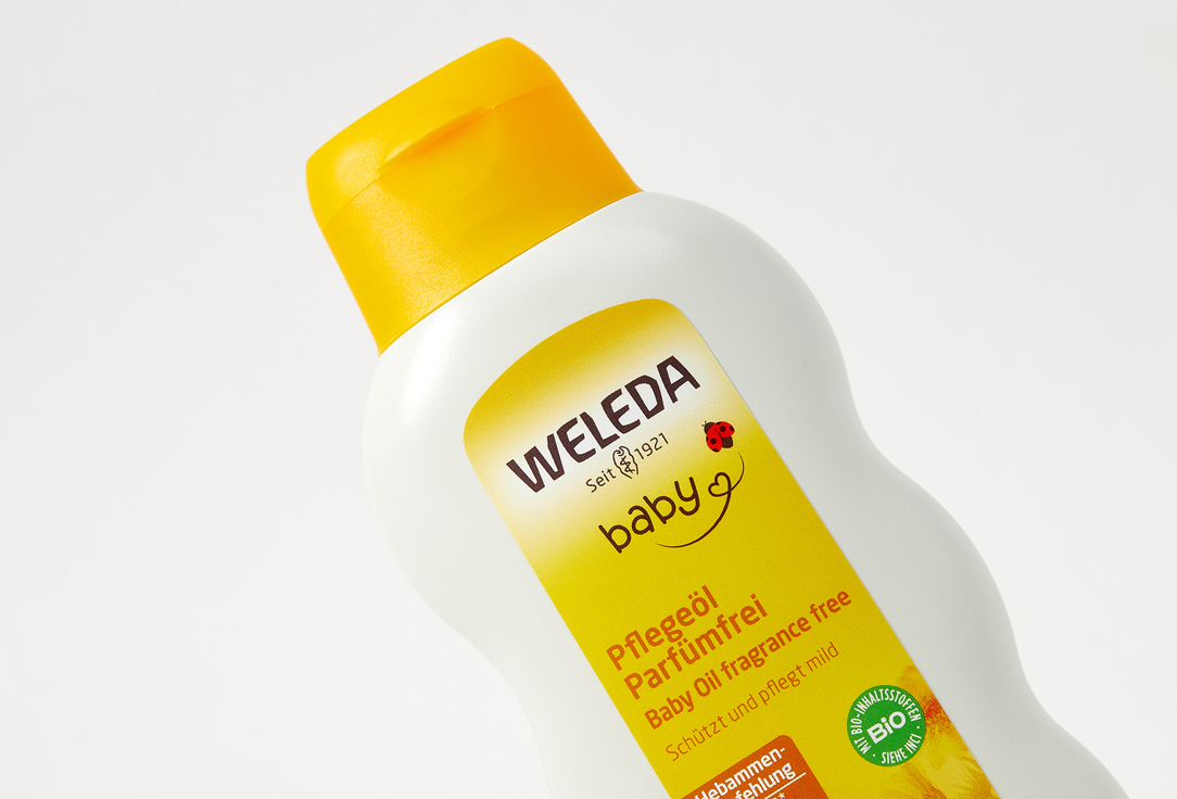 Weleda Fragrance free baby body oil Baby Calendula