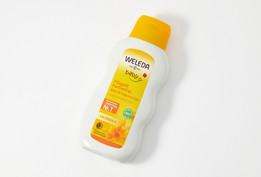 Weleda Fragrance free baby body oil Baby Calendula