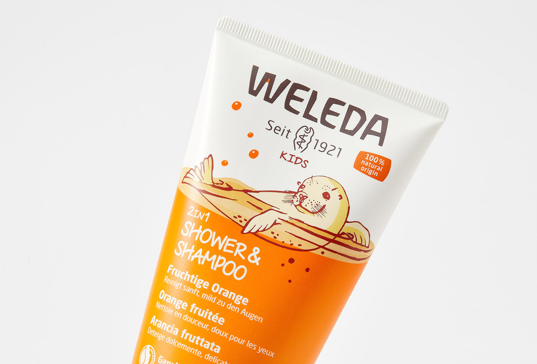 Weleda Shampoo & Body Wash for Kids Happy Orange