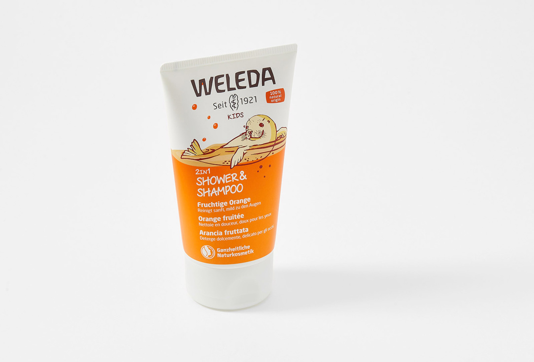 Weleda Shampoo & Body Wash for Kids Happy Orange