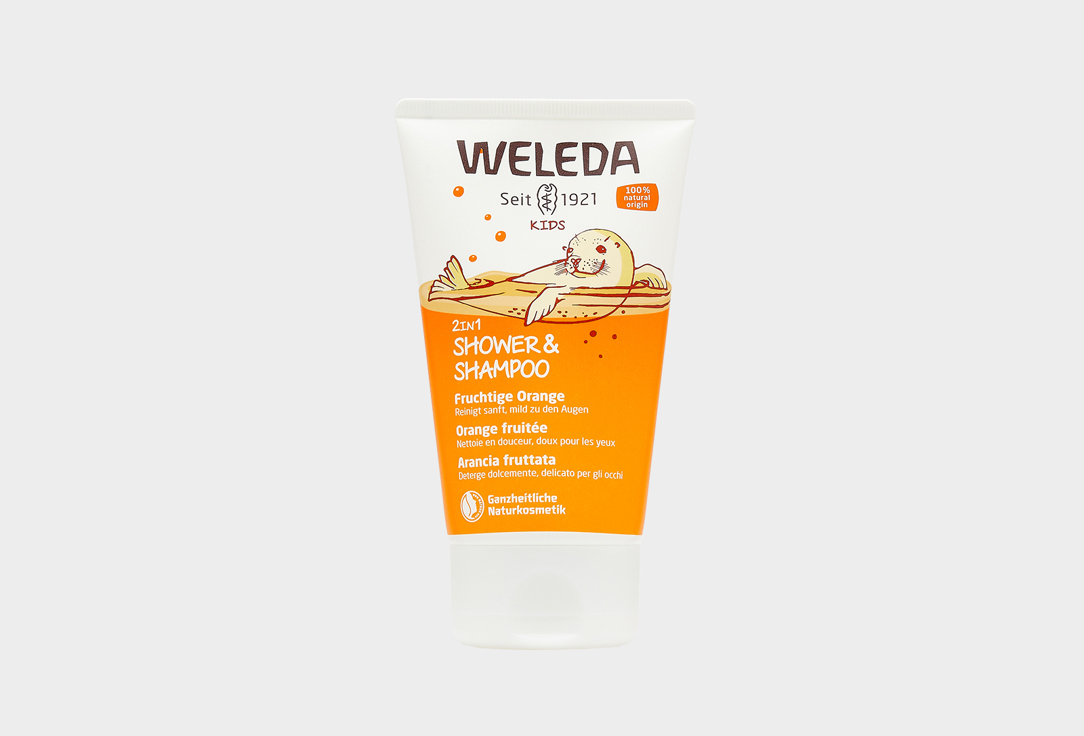 Weleda Shampoo & Body Wash for Kids Happy Orange
