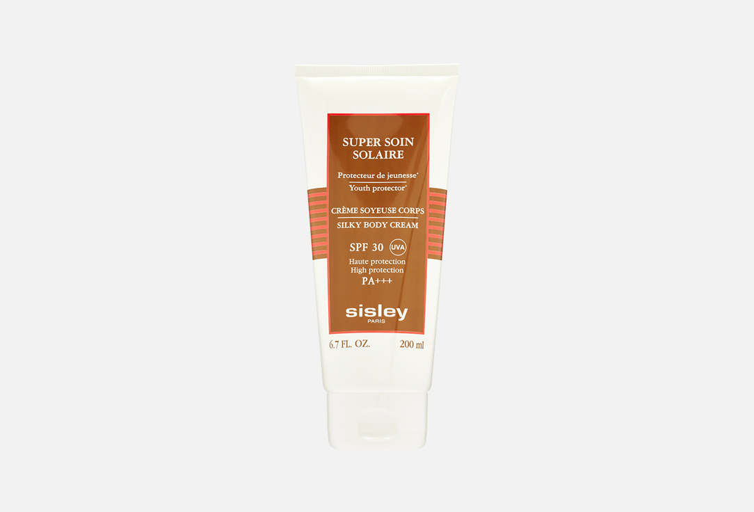 Sisley hydrating body sunscreen cream SPF 30 Super Soin Solaire