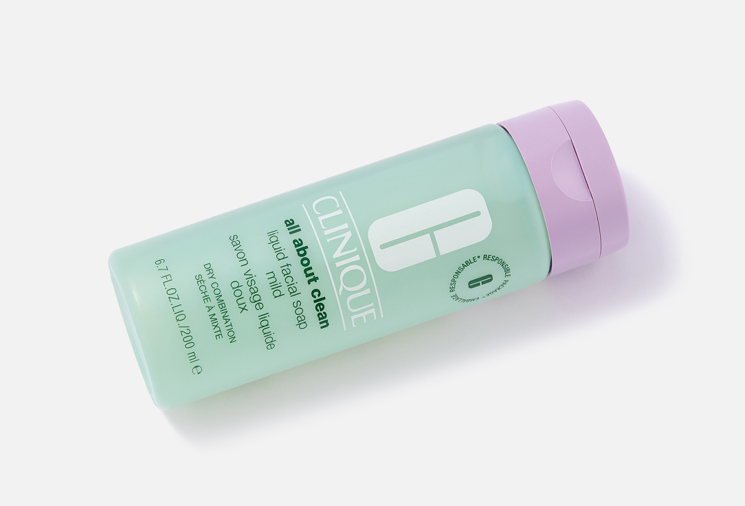 Clinique Liquid Face Soap for dry & combination skin All About Clean