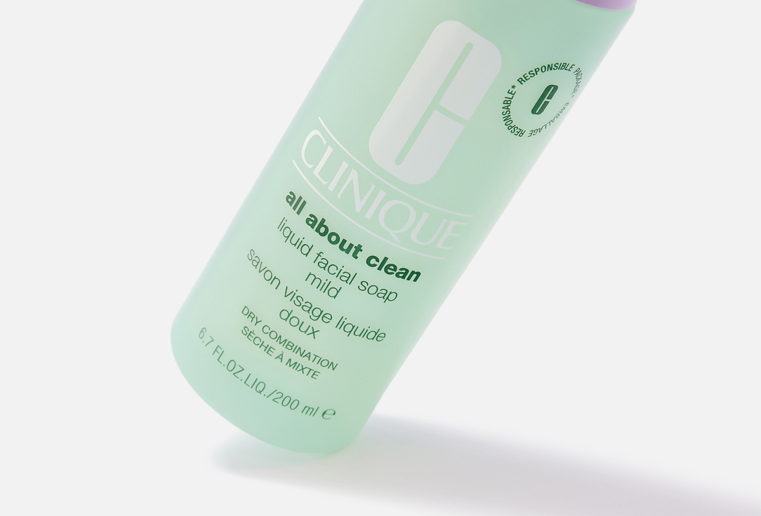 Clinique Liquid Face Soap for dry & combination skin All About Clean