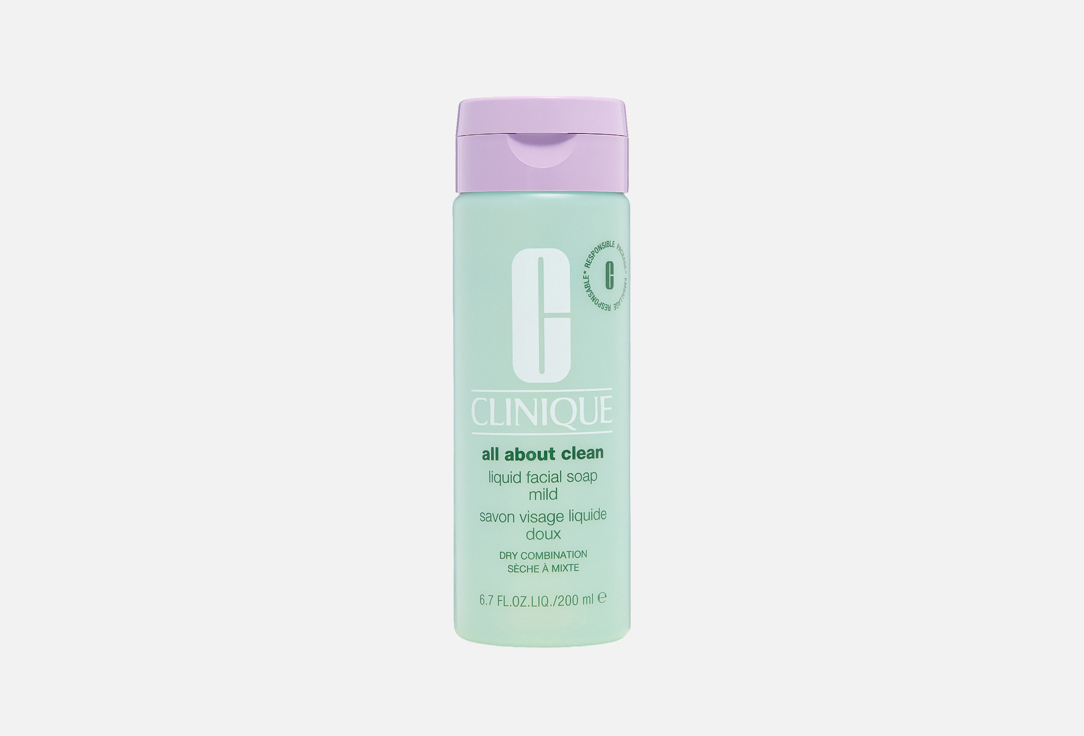 Clinique Liquid Face Soap for dry & combination skin All About Clean