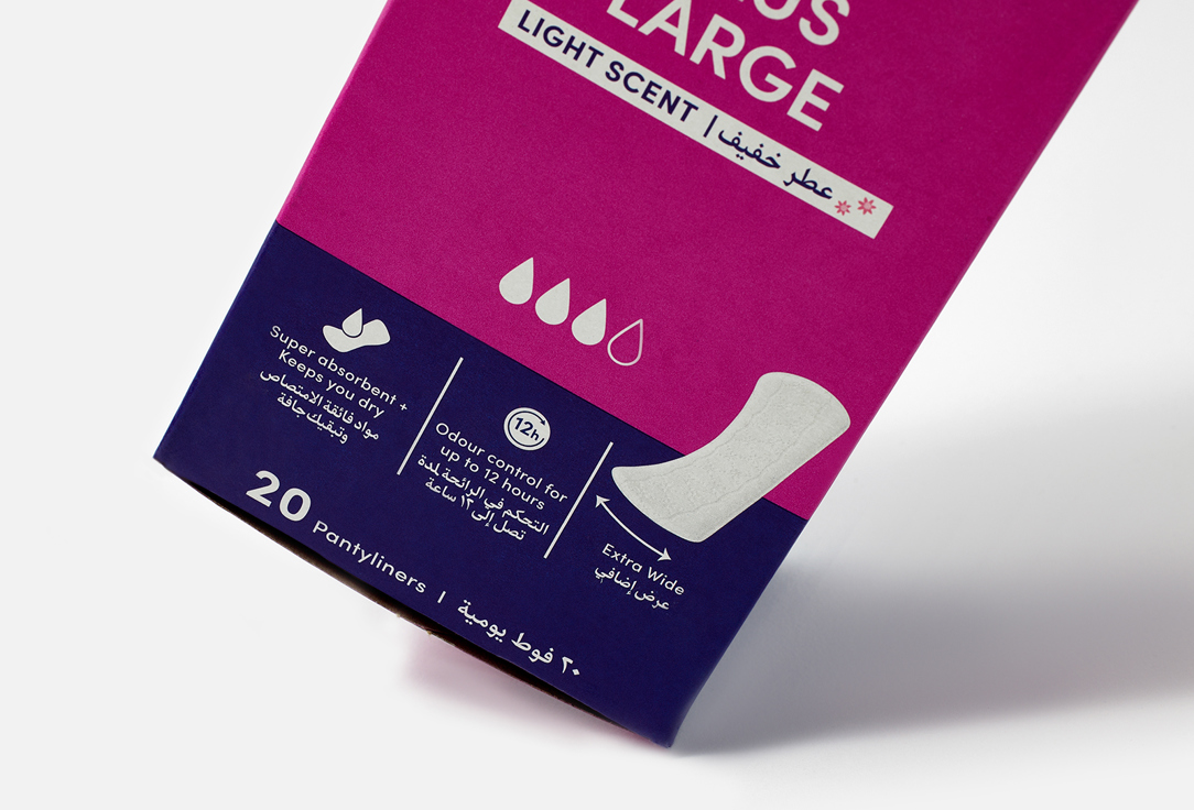 Carefree Panty Liners Plus Large