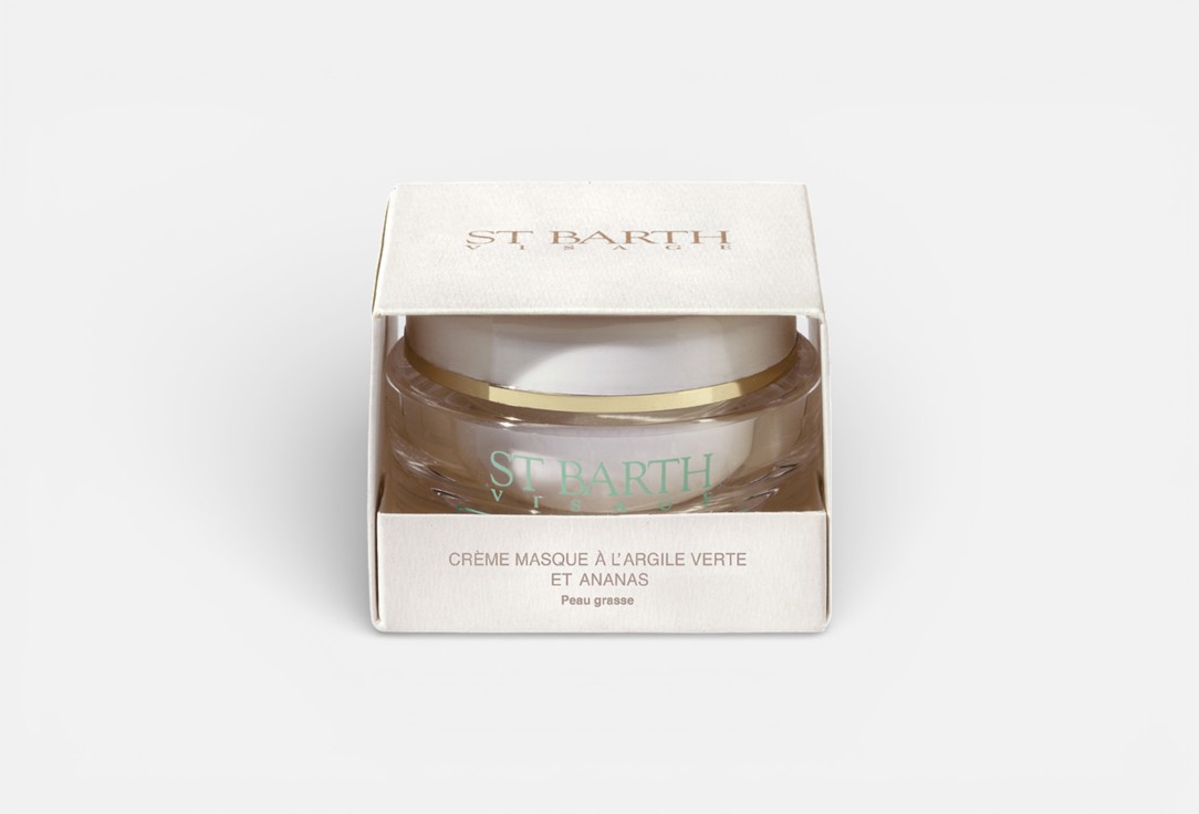 Ligne St. Barth Mattifying face Mask Green Clay & Pineapple