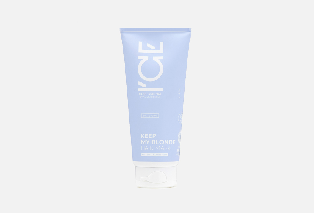 ICE by NATURA SIBERICA Toning mask for light hair KEEP MY BLONDE 200 ml ICE by NATURA SIBERICA Toning mask for light hair KEEP MY BLONDE