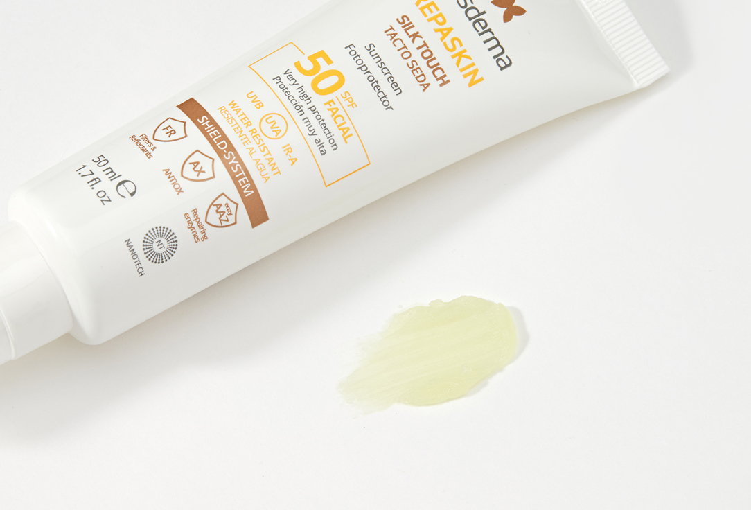 Sesderma water resistant suncream SPF50 Repaskin silk touch