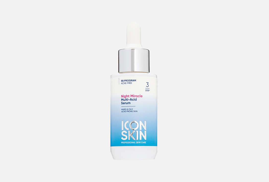 ICON SKIN Night face serum Night Miracle Multi-Acid