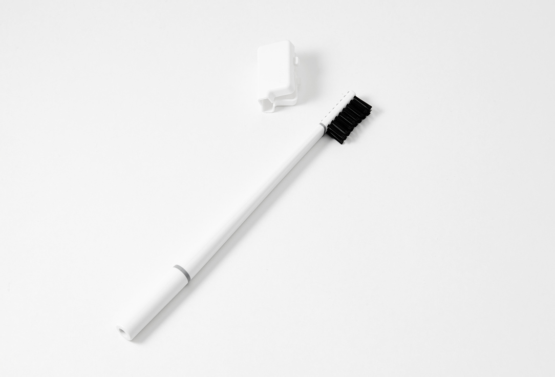 PIUMA Medium Toothbrush T03 Single Pack Medium Pure White