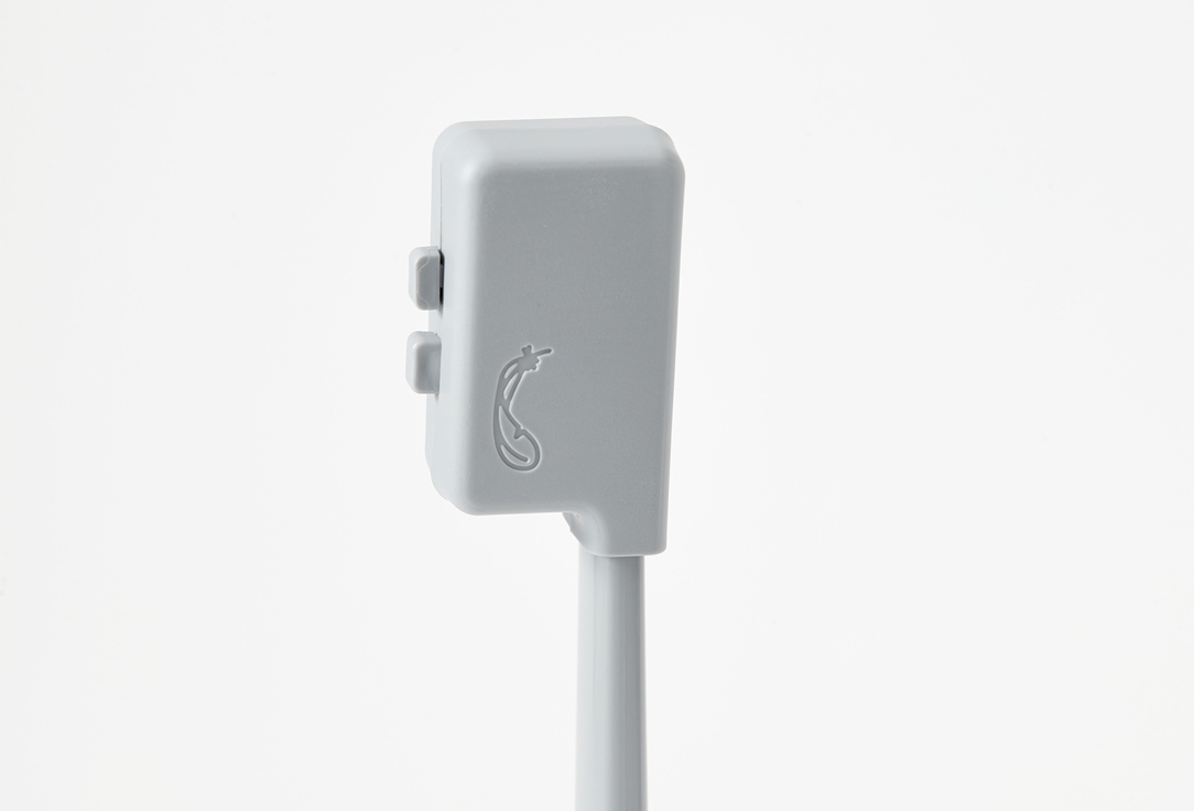PIUMA Medium toothbrush with stand ASPHALT GREY