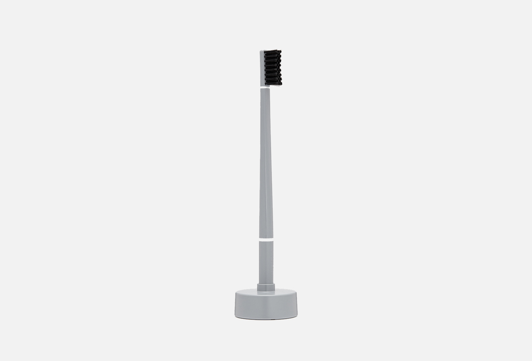 PIUMA Soft toothbrush with stand ASPHALT GREY