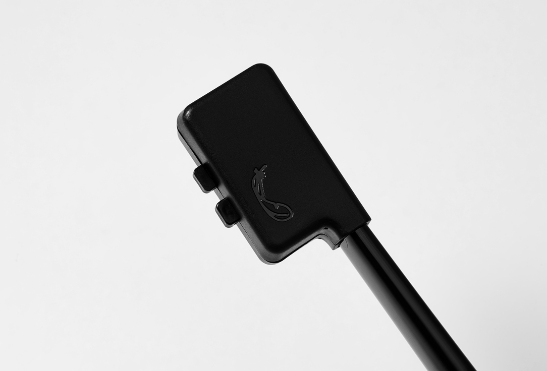 PIUMA Soft toothbrush with stand PERFECT BLACK