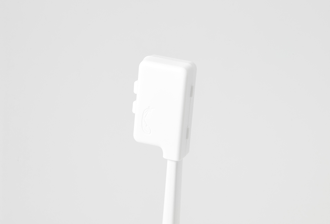 PIUMA Soft toothbrush with stand PURE WHITE