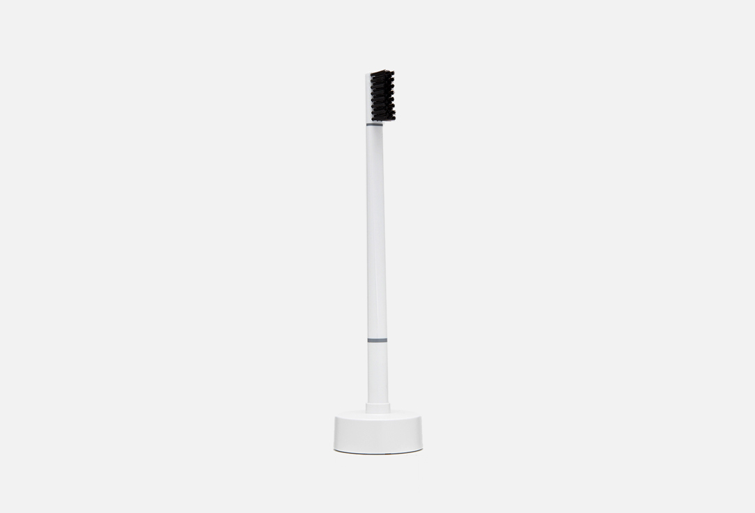 PIUMA Soft toothbrush with stand PURE WHITE