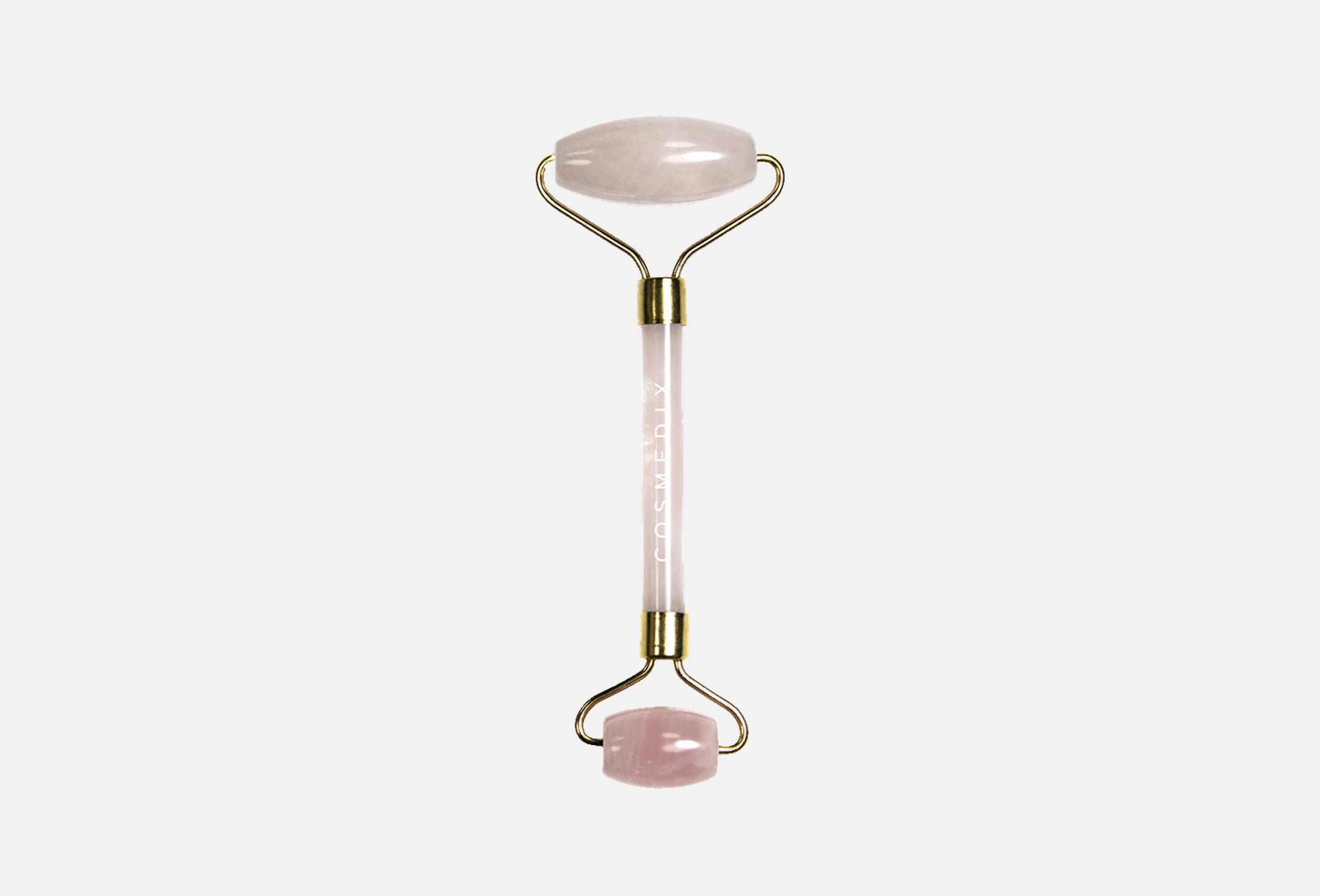Rose Quartz Crystal Facial Roller 1