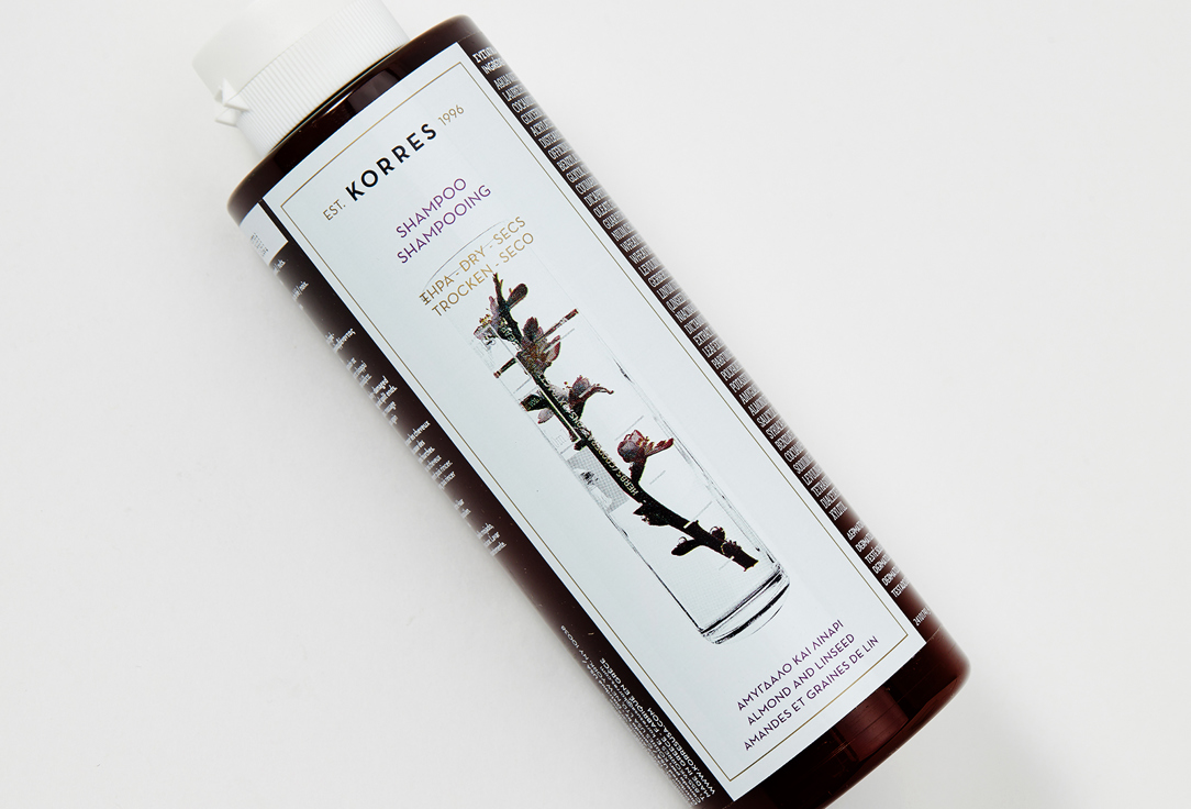 Korres Shampoo Dry Damaged Hair Almond and Linseed