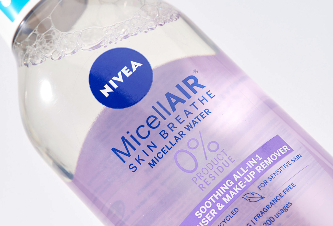 NIVEA Soothing micellar cleansing water for face Micellair water soothing amino acid