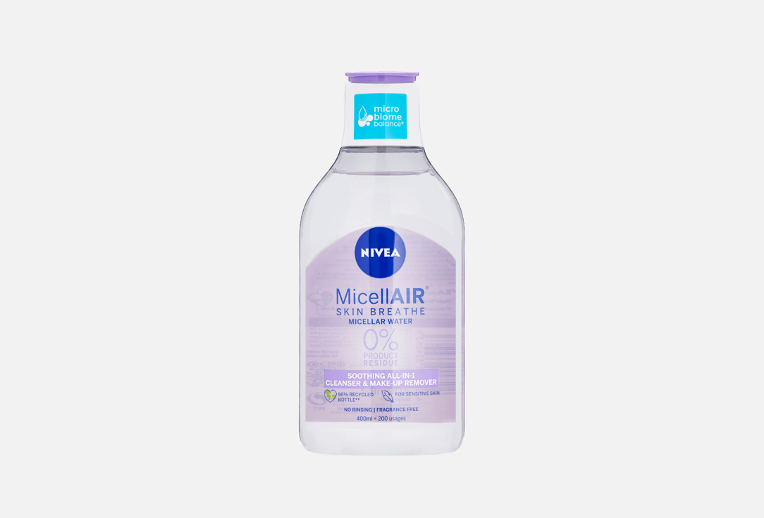 NIVEA Soothing micellar cleansing water for face Micellair water soothing amino acid