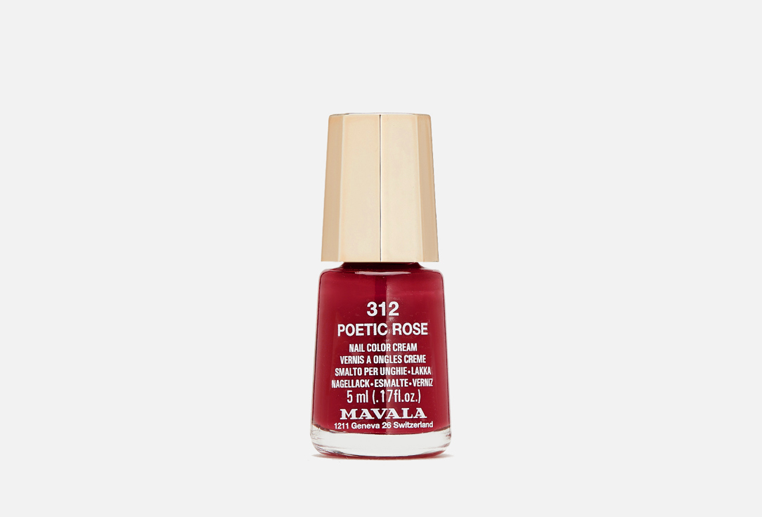 Mavala Nail Polish Mini Color Poetic rose 5 ml Mavala Nail Polish Mini Color