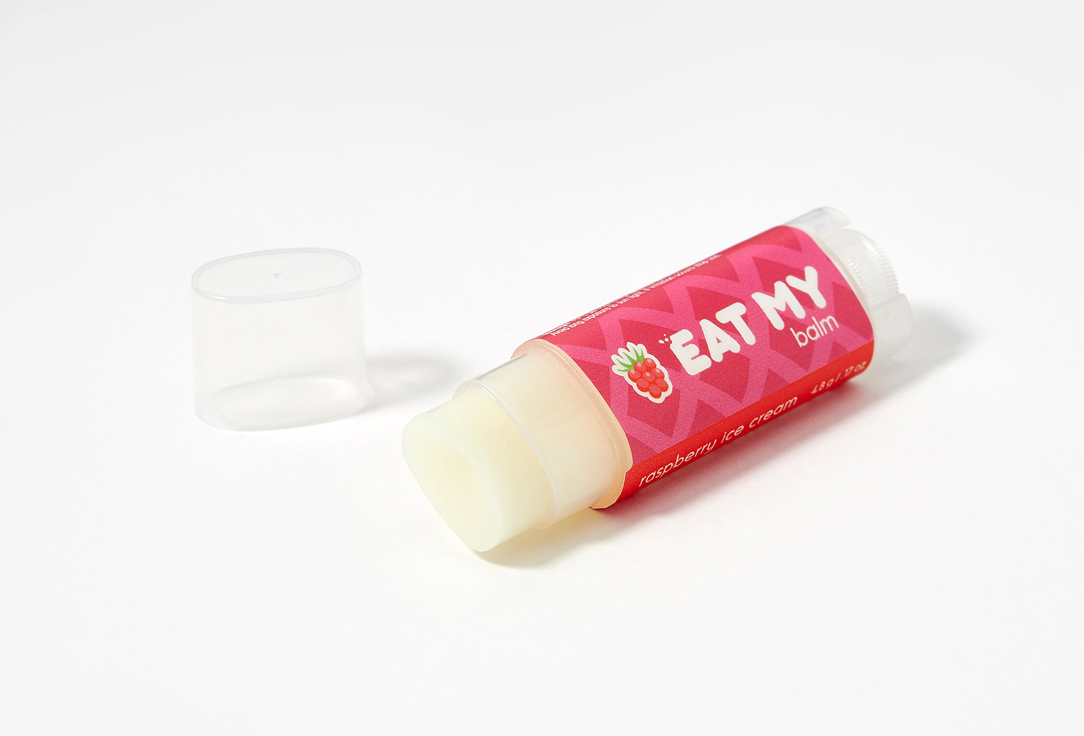 EAT MY Увлажняющий и питательный Бальзам для губ Raspberry ice cream 4.8 г EAT MY Увлажняющий и питательный Бальзам для губ Raspberry ice cream