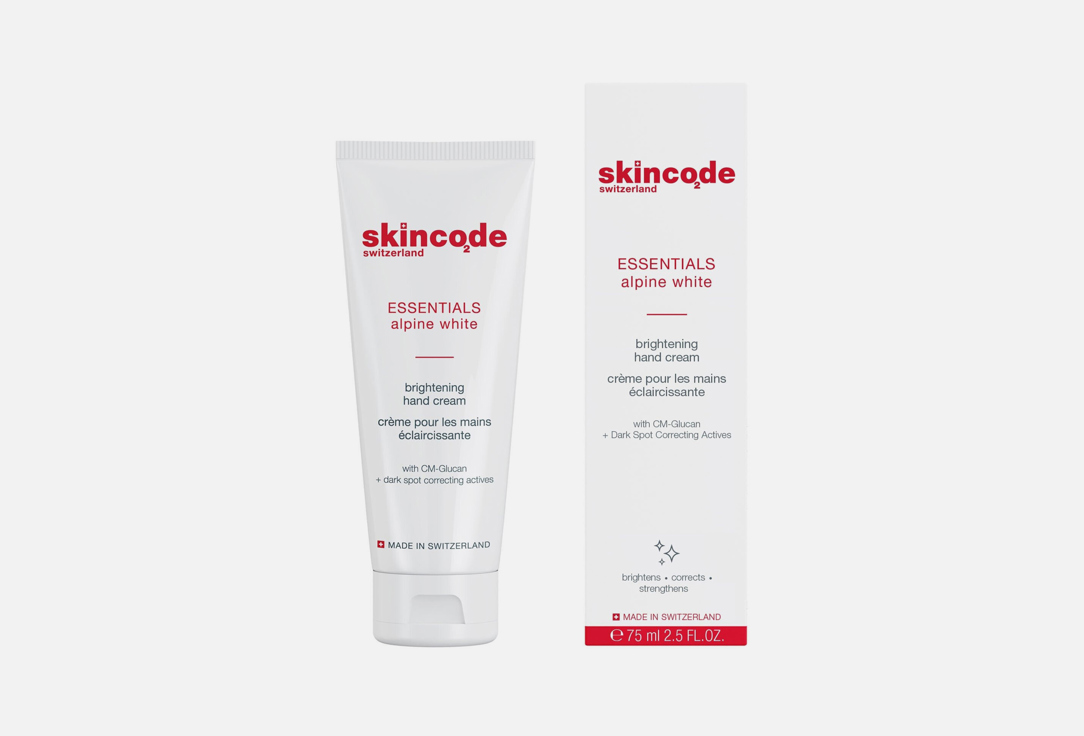 SKINCODE Brightening Hand Cream Essentils Alpine white 50 ml SKINCODE Brightening Hand Cream Essentils Alpine white