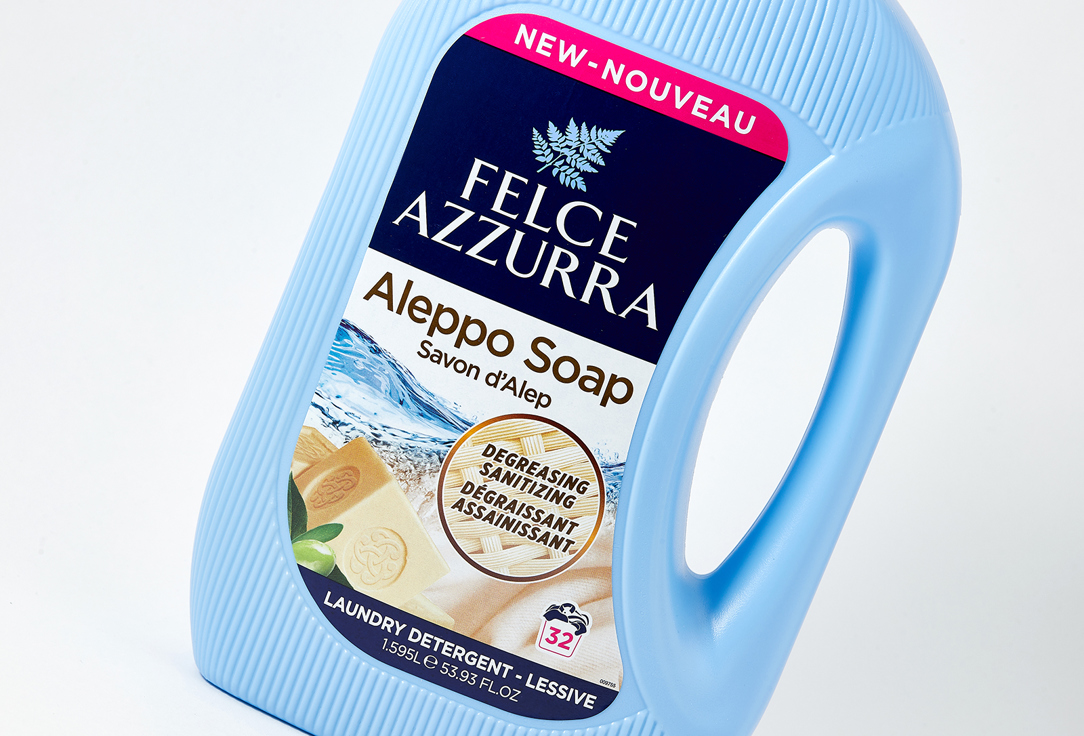 FELCE AZZURRA Concentrated Aleppo soap fabric washing liquid Liquid Laundry Aleppo Soap