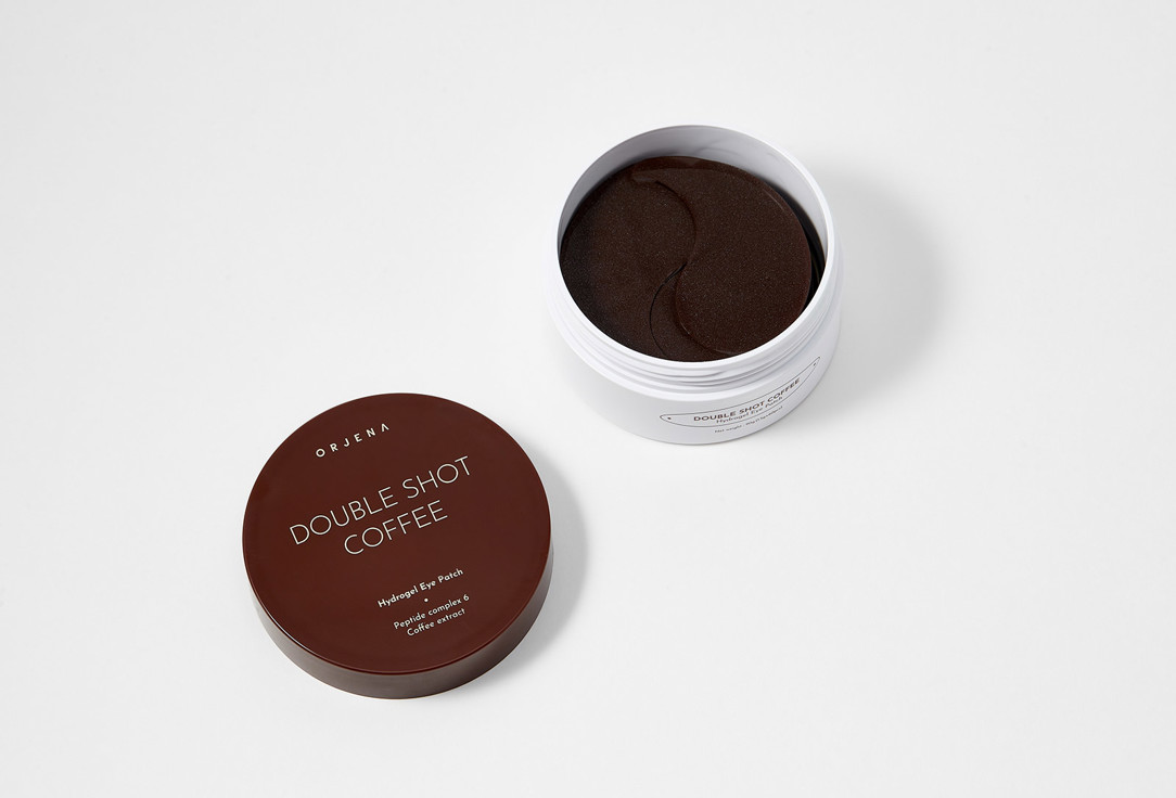 ORJENA Гидрогелевые патчи с кофеином Double Shot Coffee Hydrogel Eye Patches