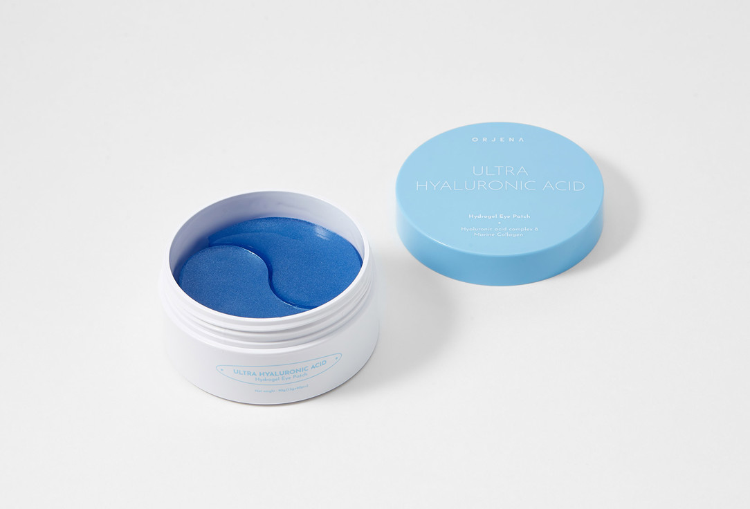 ORJENA Гидрогелевые патчи с гиалуроновой кислотой Ultra Hyaluronic Acid Hydrogel Eye Patches