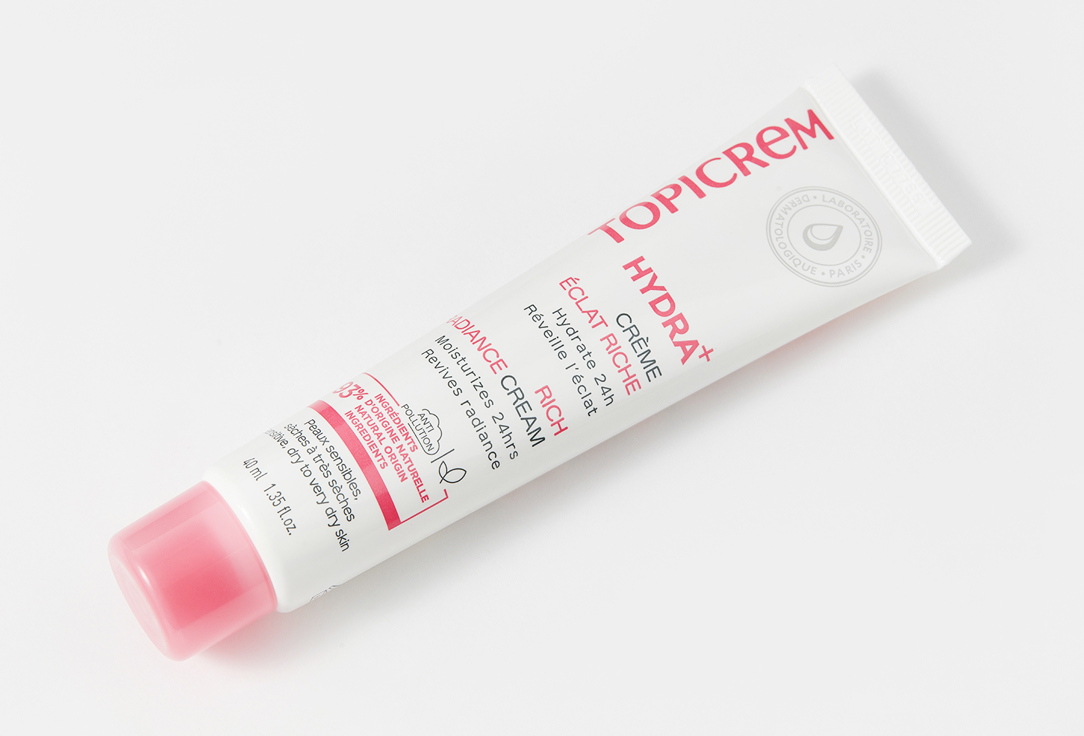 Topicrem Intense moisturizing glow cream HYDRA+