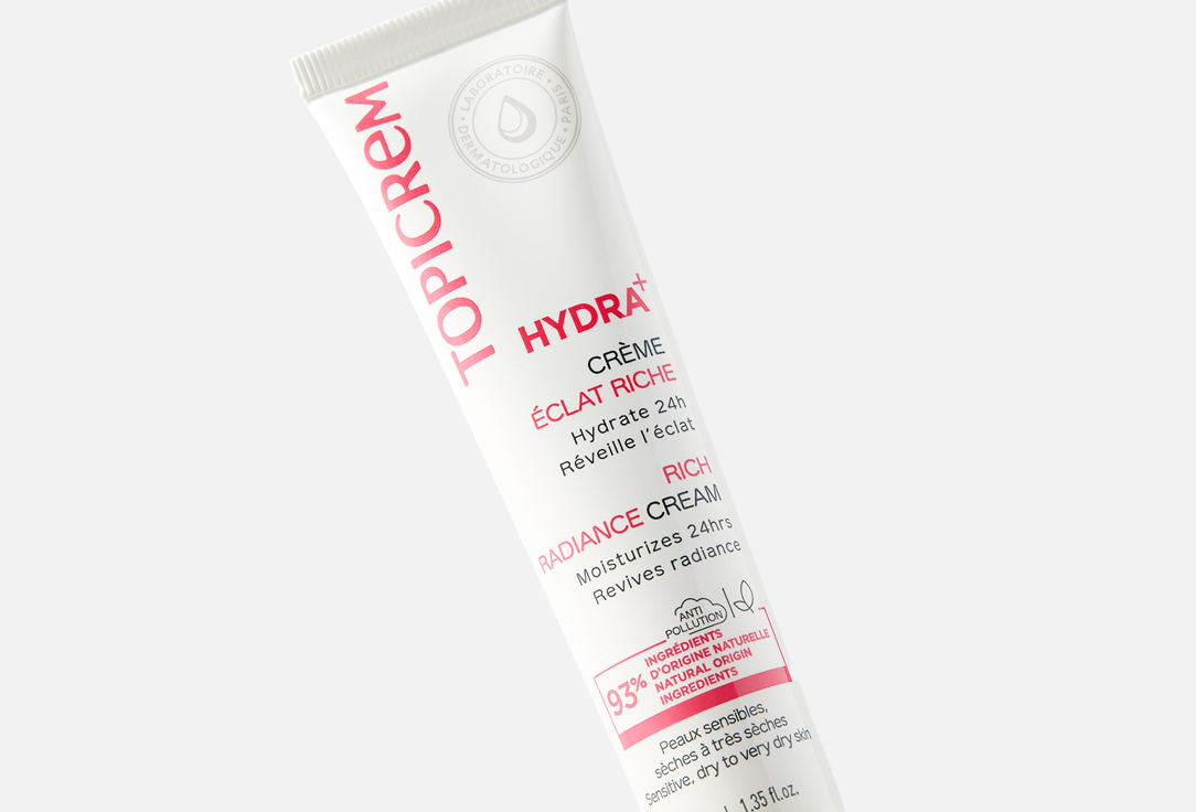 Topicrem Intense moisturizing glow cream HYDRA+