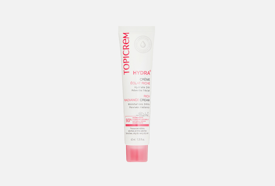Topicrem Intense moisturizing glow cream HYDRA+