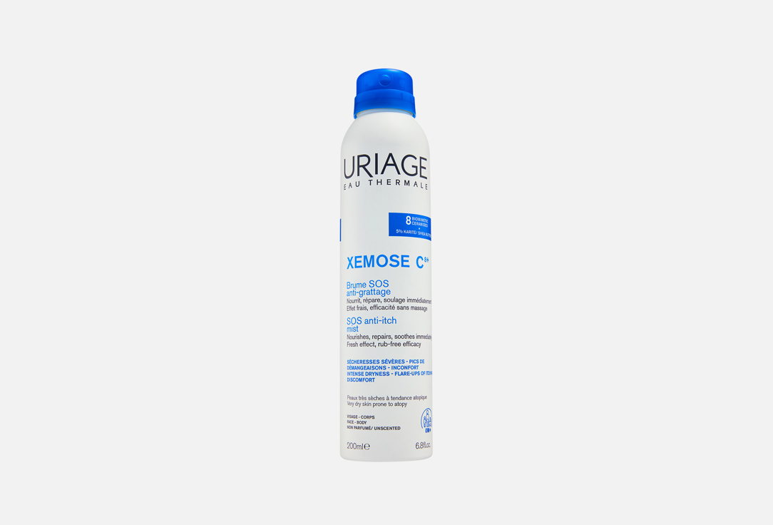 Uriage Anti-itch face mist Xemose sos 200 ml Uriage Anti-itch face mist Xemose sos