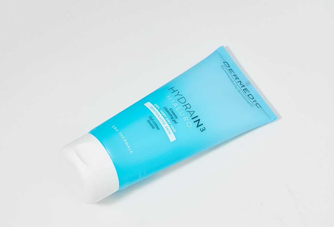 DERMEDIC Face Creamy Cleansing Gel Hydrain3 200 ml DERMEDIC Face Creamy Cleansing Gel Hydrain3