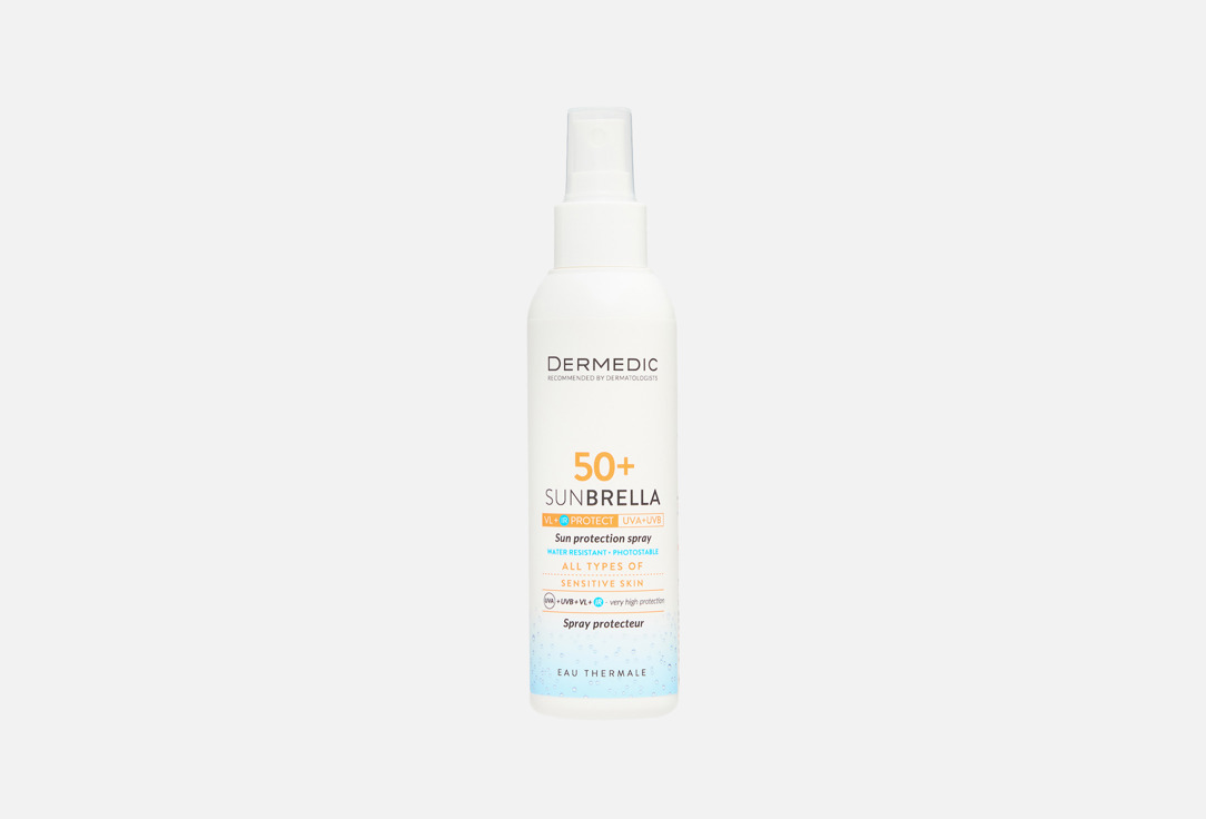 DERMEDIC Sunscreen Milk Spray SPF50 Sunbrella 150 ml DERMEDIC Sunscreen Milk Spray SPF50 Sunbrella