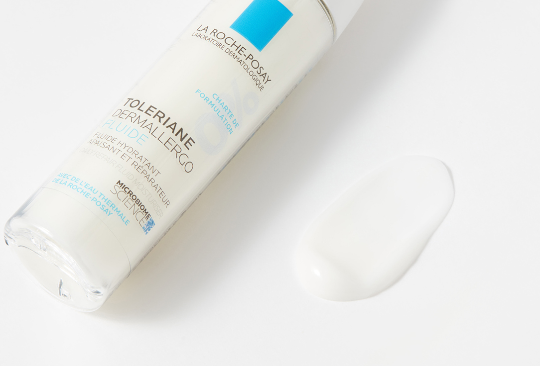 La Roche-Posay Интенсивный успокаивающий крем-флюид для чувствительной, сухой и склонной к аллергии кожи лица Toleriane Dermallergo
