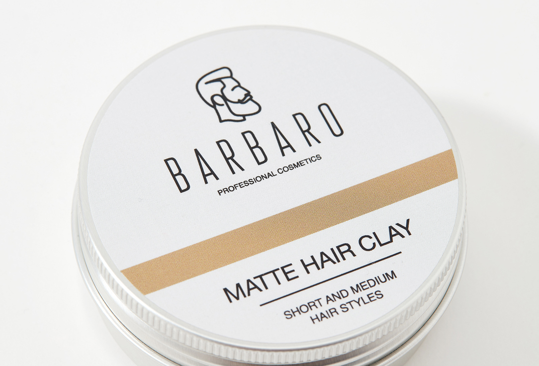 BARBARO Hair matte clay Texturing 60 g BARBARO Hair matte clay Texturing