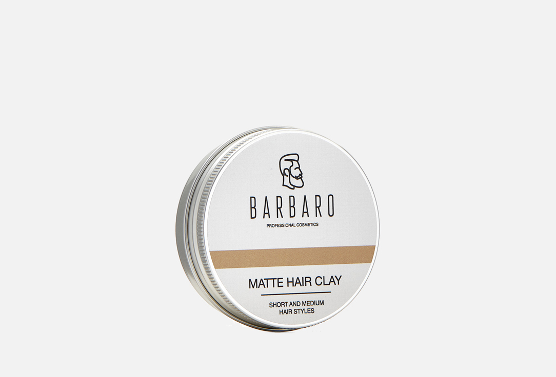 BARBARO Hair matte clay Texturing 60 g BARBARO Hair matte clay Texturing