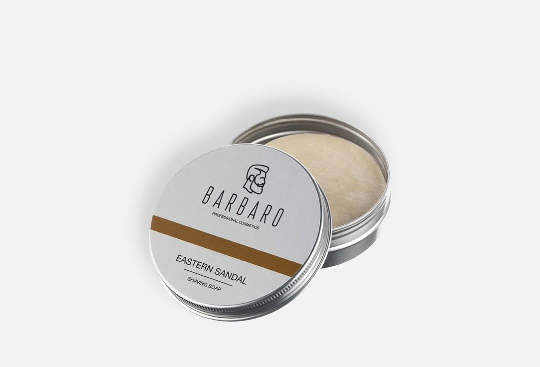 BARBARO Shaving soap Eastern sandal