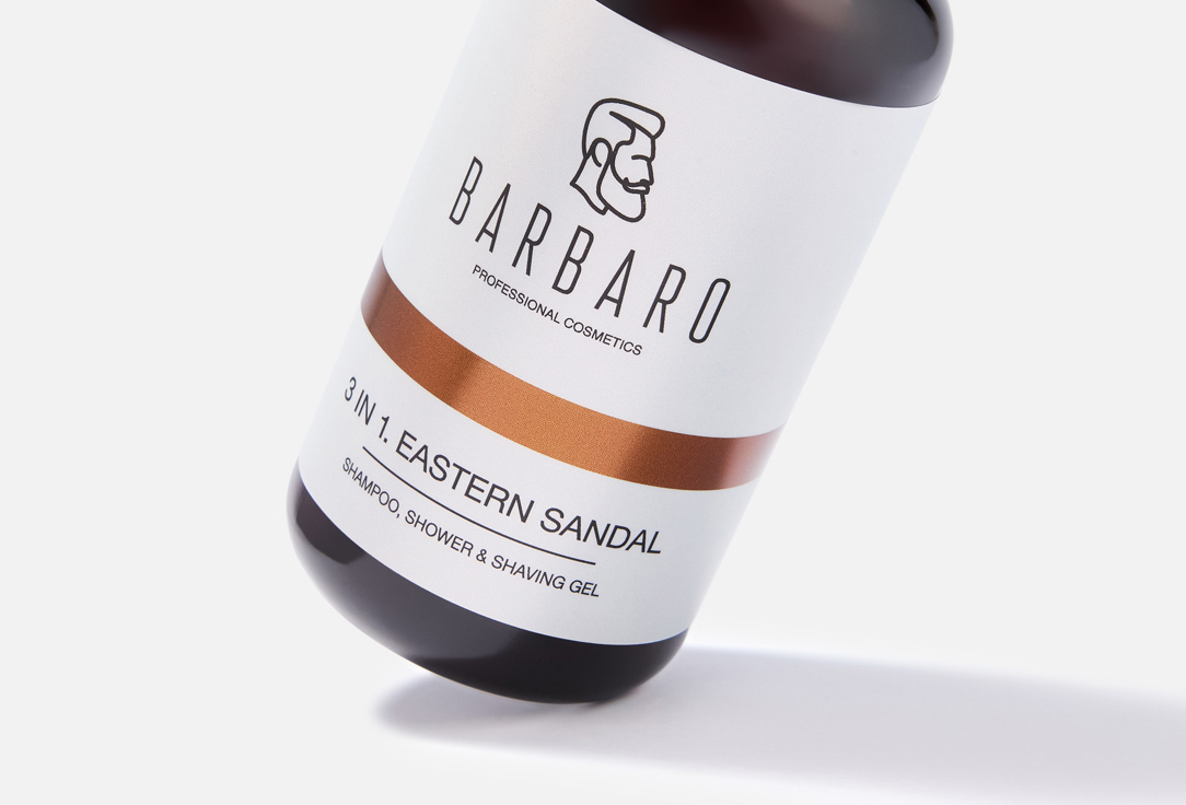 BARBARO Shower gel EASTERN SANDAL 3 in 1 250 ml BARBARO Shower gel EASTERN SANDAL 3 in 1