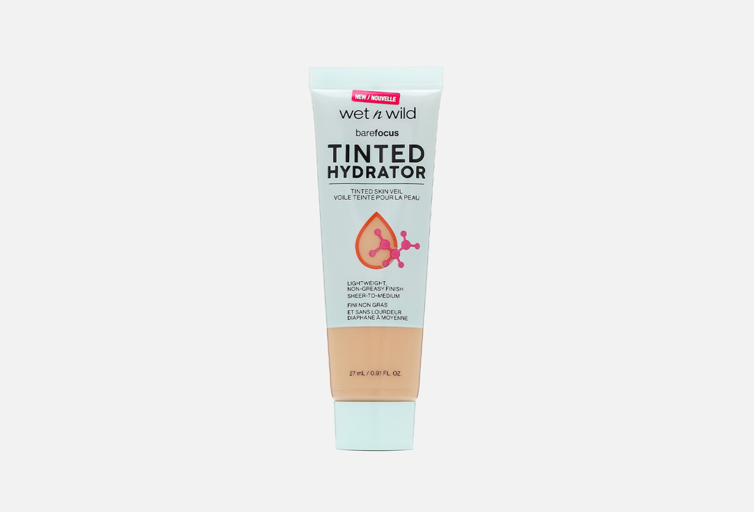 Wet n Wild Lightweight Coverage Foundation Bare Focus Tinted Hydrator